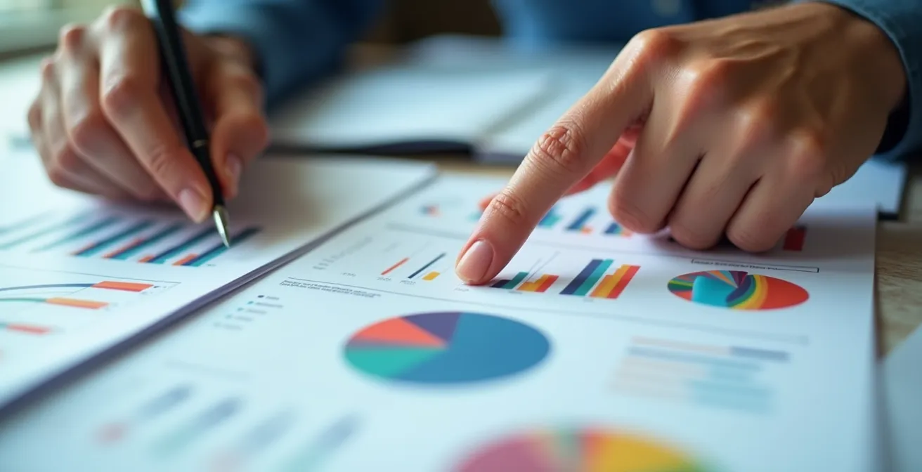 Analyse détaillée d'un portfolio d'agence web avec focus sur les métriques business