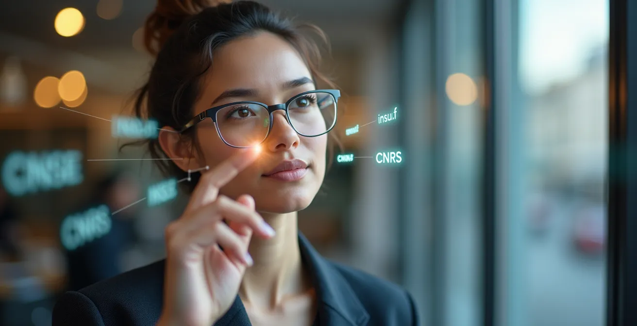 Réseau de connexions sémantiques entre contenus et sources d'autorité françaises pour le référencement