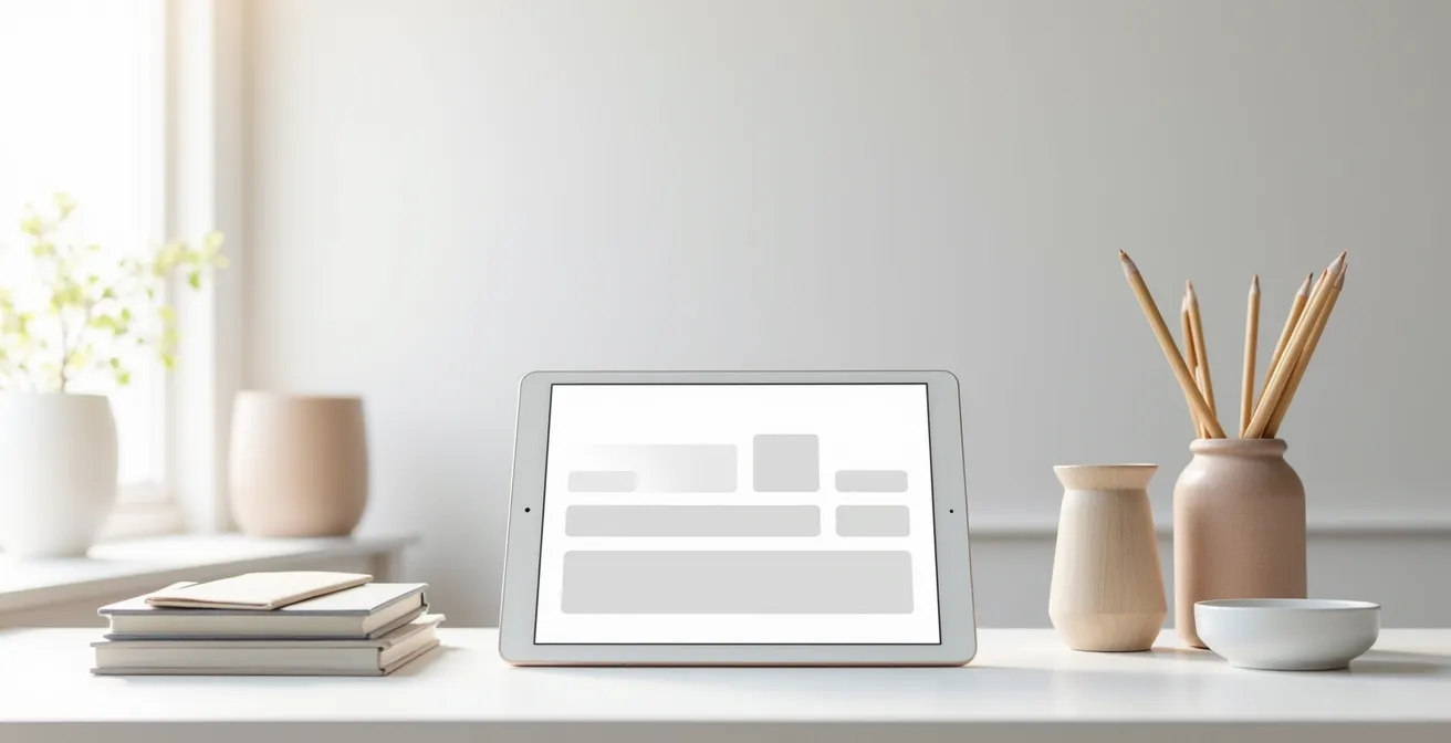 Interface épurée d'un formulaire de contact minimaliste avec trois champs essentiels sur fond clair