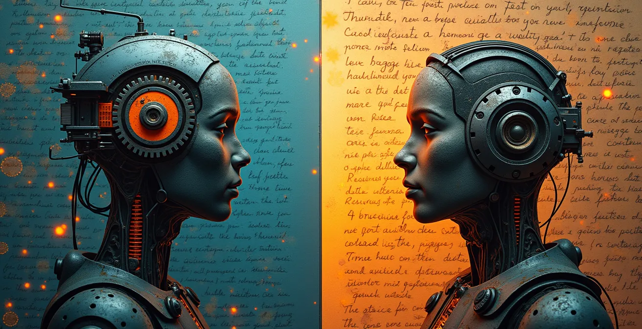 Comparaison visuelle entre message automatisé et message personnalisé sur LinkedIn